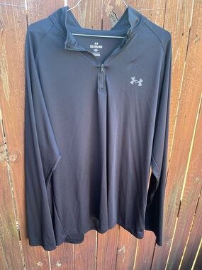 Under Armour Black Quarter-Zip Performance Top
